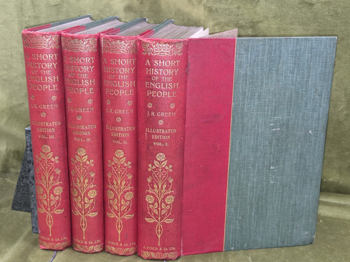 A Short History of the English People Illustrated Edition 1901 Macmillan0