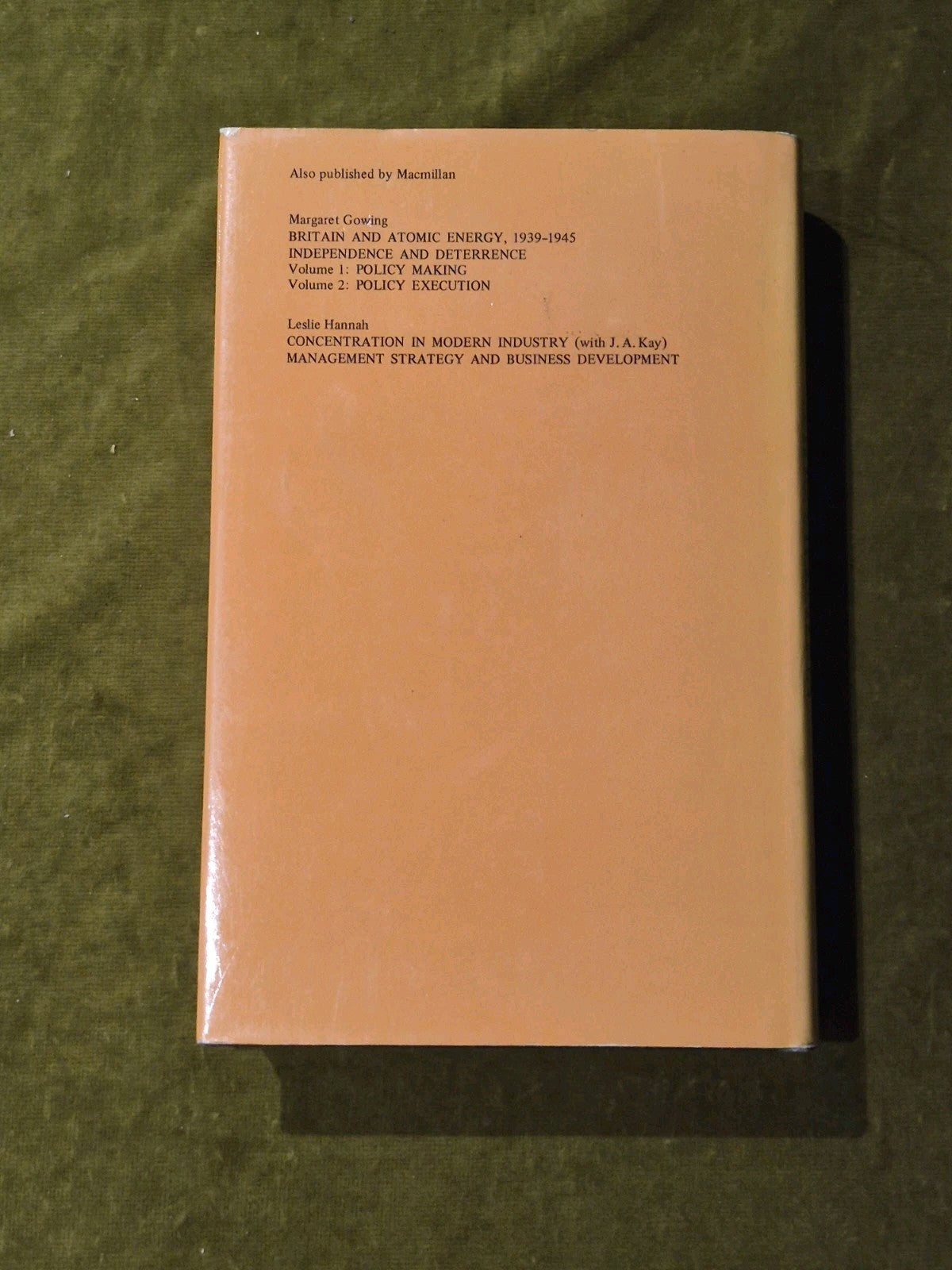 Electricity Before Nationalisation - Leslie J Hannah , Macmillan 1979 1st HB DJ2