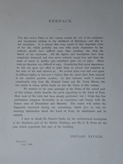 The Temple of Deir El Bahari Edouard Naville Part III 18986
