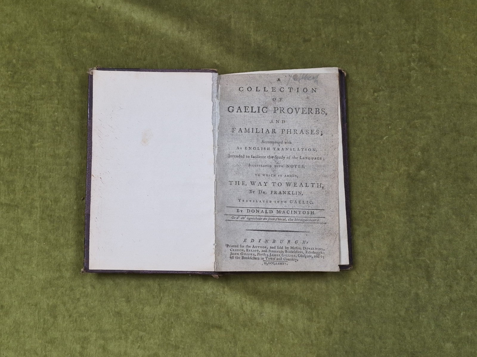 A Collection of Gaelic Proverbs and Familiar Phrases - Donald Mackintosh 17854