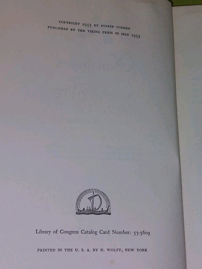 Kingfishers Catch Fire Godden (1953) Viking Press7