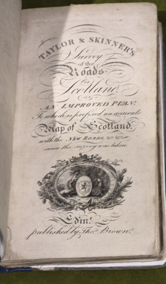 Taylor & Skinner's Survey of the Roads of Scotland c. 17900