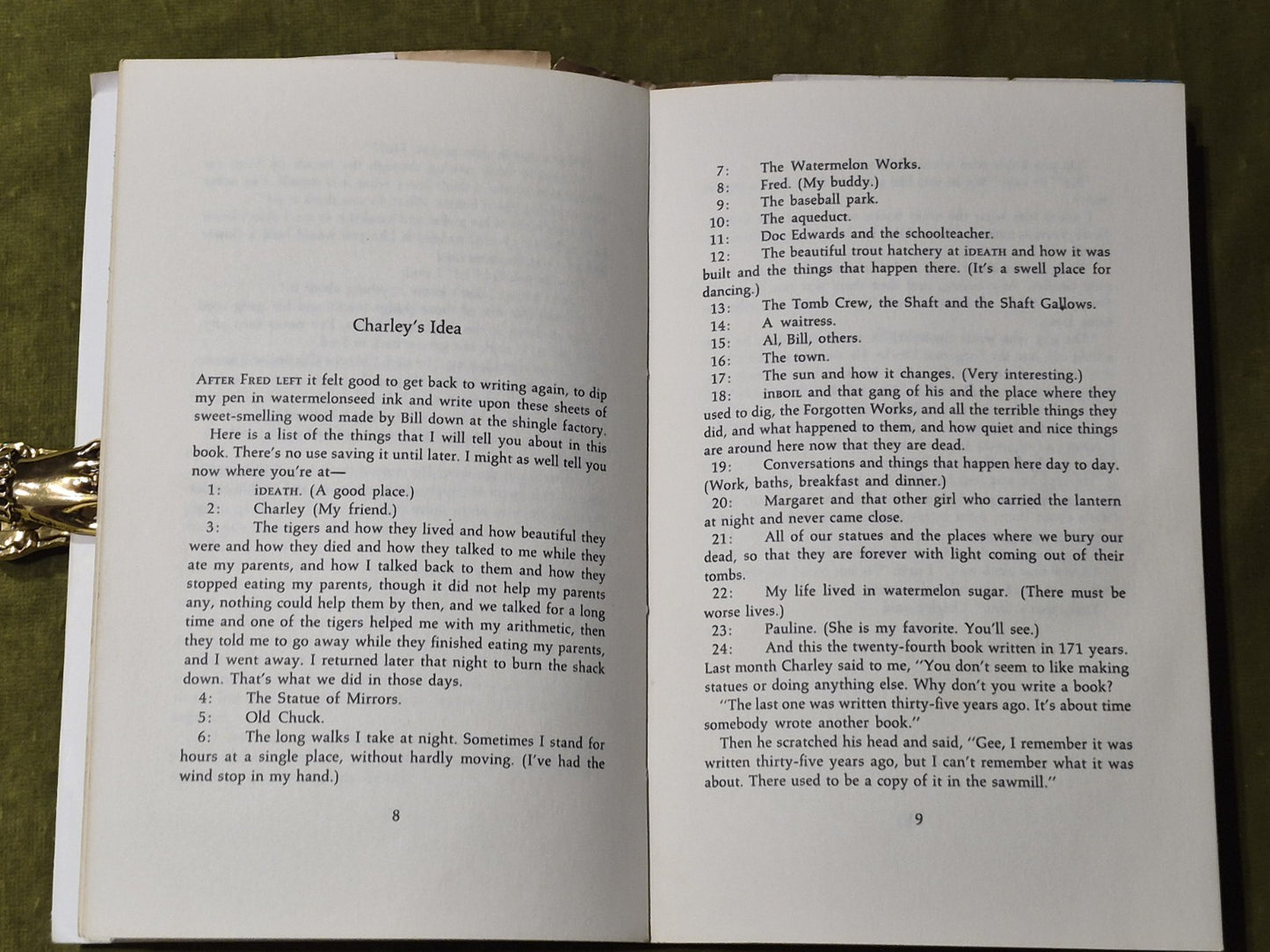 Richard Brautigan : In Watermelon Sugar 1st UK Edition Cape PROOF COPY SC DJ6