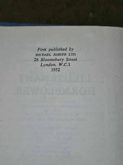 Forester Hornblower First Editions West Indies Luitenant Atropos 1952 Dustjacket6