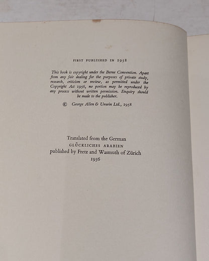 The Yemen - a Secret Journey By Hans Helfritz (1958) Hb Book6