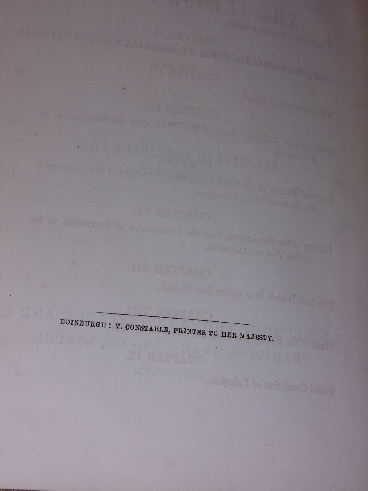 History of the Jewish Nation Edersheim FIRST Edition Complete In 1 Volume (1856)5