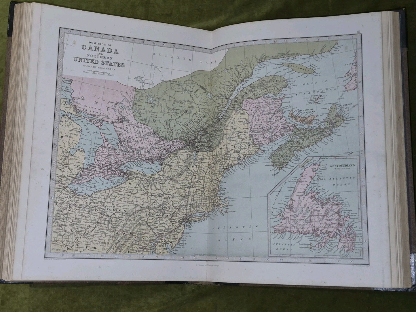 Zell's Descriptive Hand Atlas of The World (1871) John Bartholemew A Fullarton8