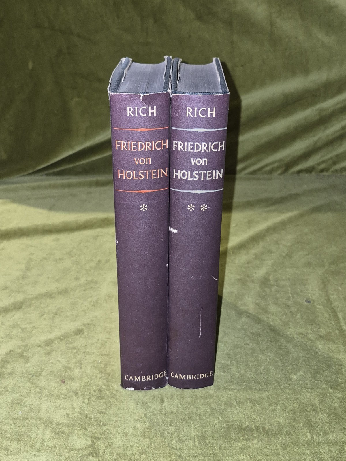 Friedrich von Holstein - Norman Rich , Cambridge Press 2 vols  1965 1st HB DJ5
