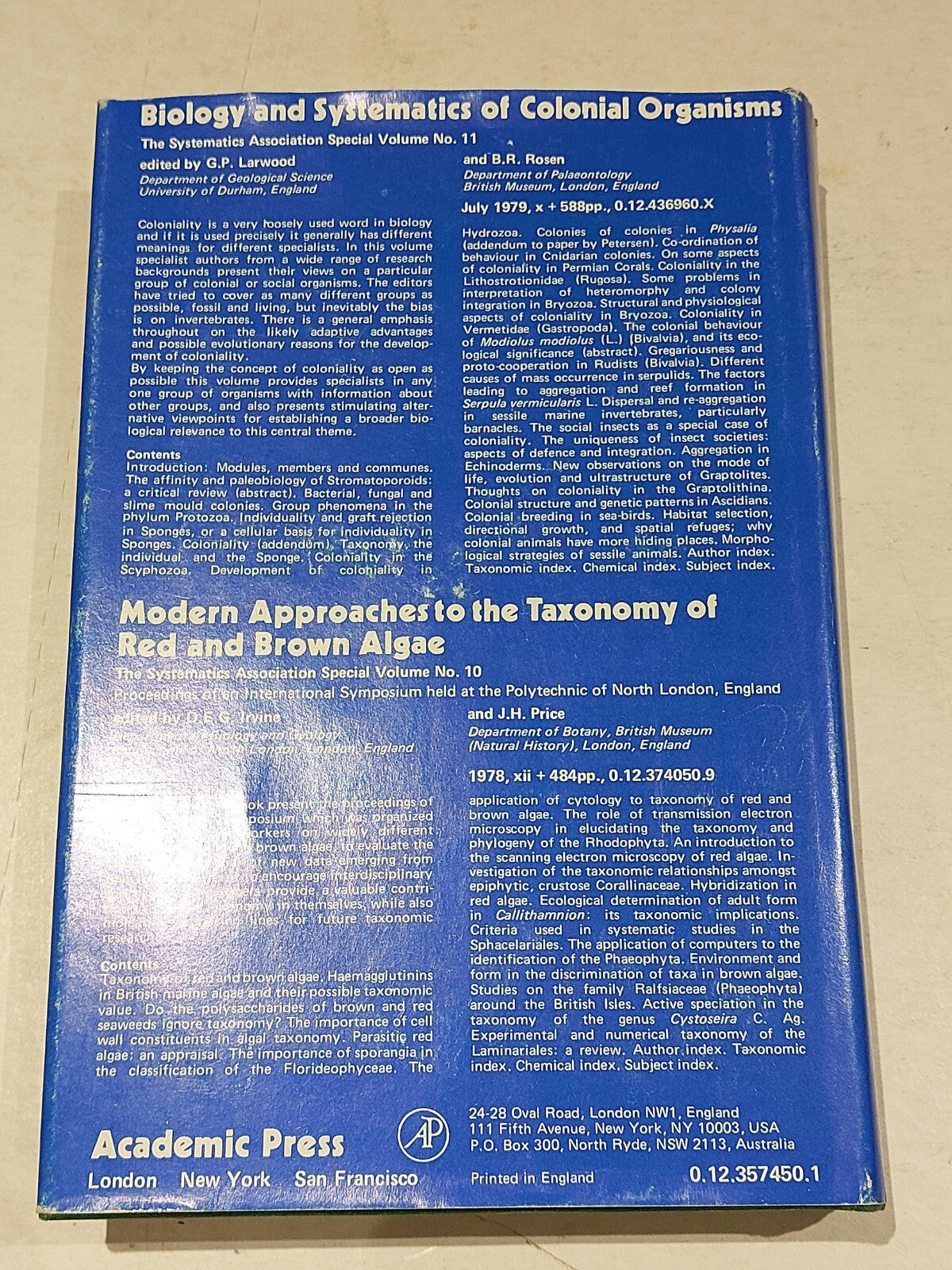 Origin of Major Invertebrate Groups By House, M. R. (1979) Hb Book2