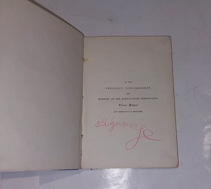 19th Century Edition Of Lochleven Anglers (1874) Book Published By George Barnet6