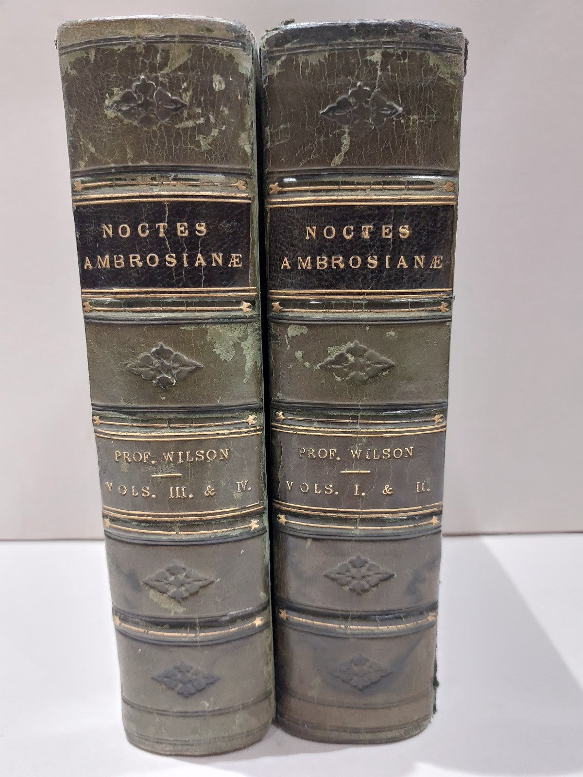 Noctes Ambrosianae by Professor Wilson, Complete 4 Volumes Bound Into 2 (1864)0