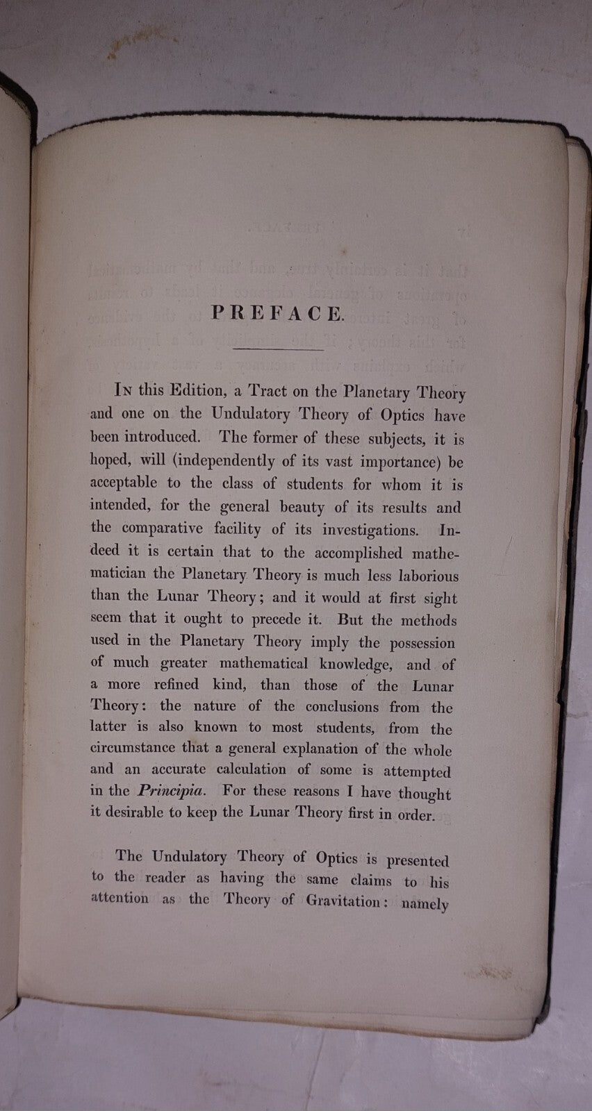 MATHEMATICAL TRACTS On LUNAR & PLANETARY THEORY by George Biddell Airy 1831, 2nd11
