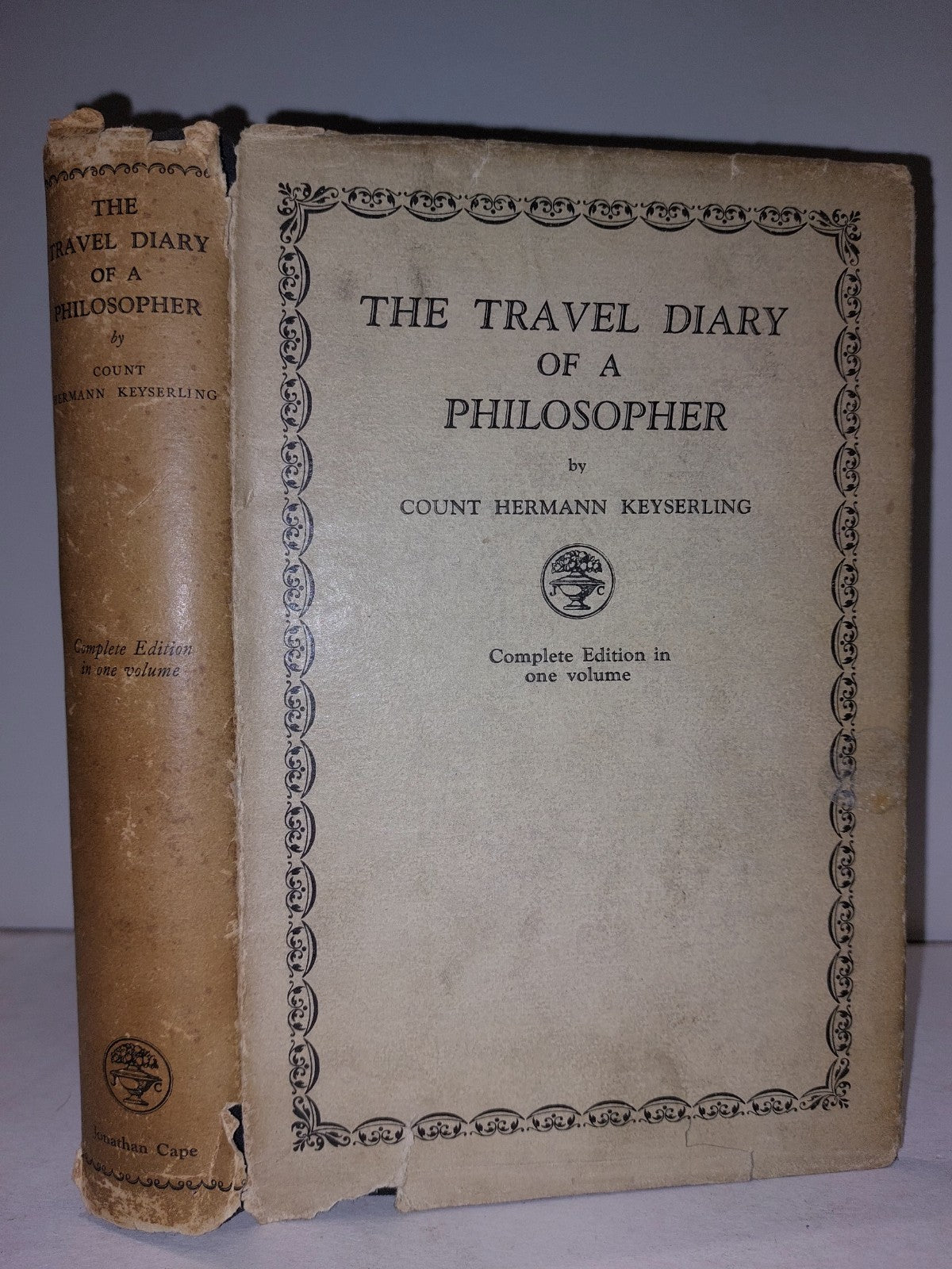 The Travel Diary Of A Philosopher by Count Hermann Keyserling, Complete (1927)0