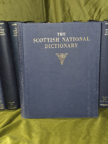 The Scottish National Dictionary (1941) William Grant Volumes 1-10 First Edition4