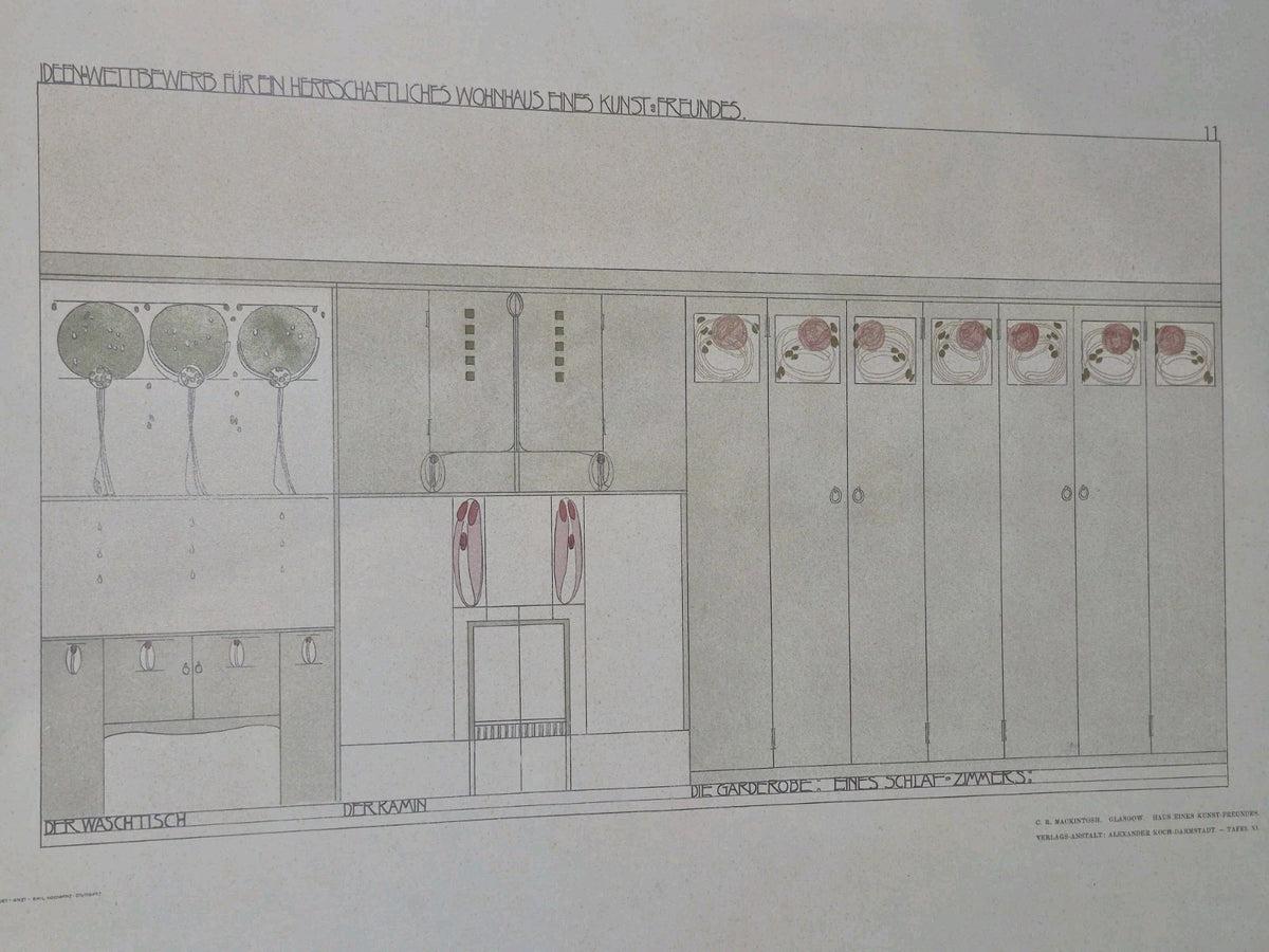 Charles Rennie Mackintosh Das Haus eines Kunstfreundes 2 Meister Incomplete14