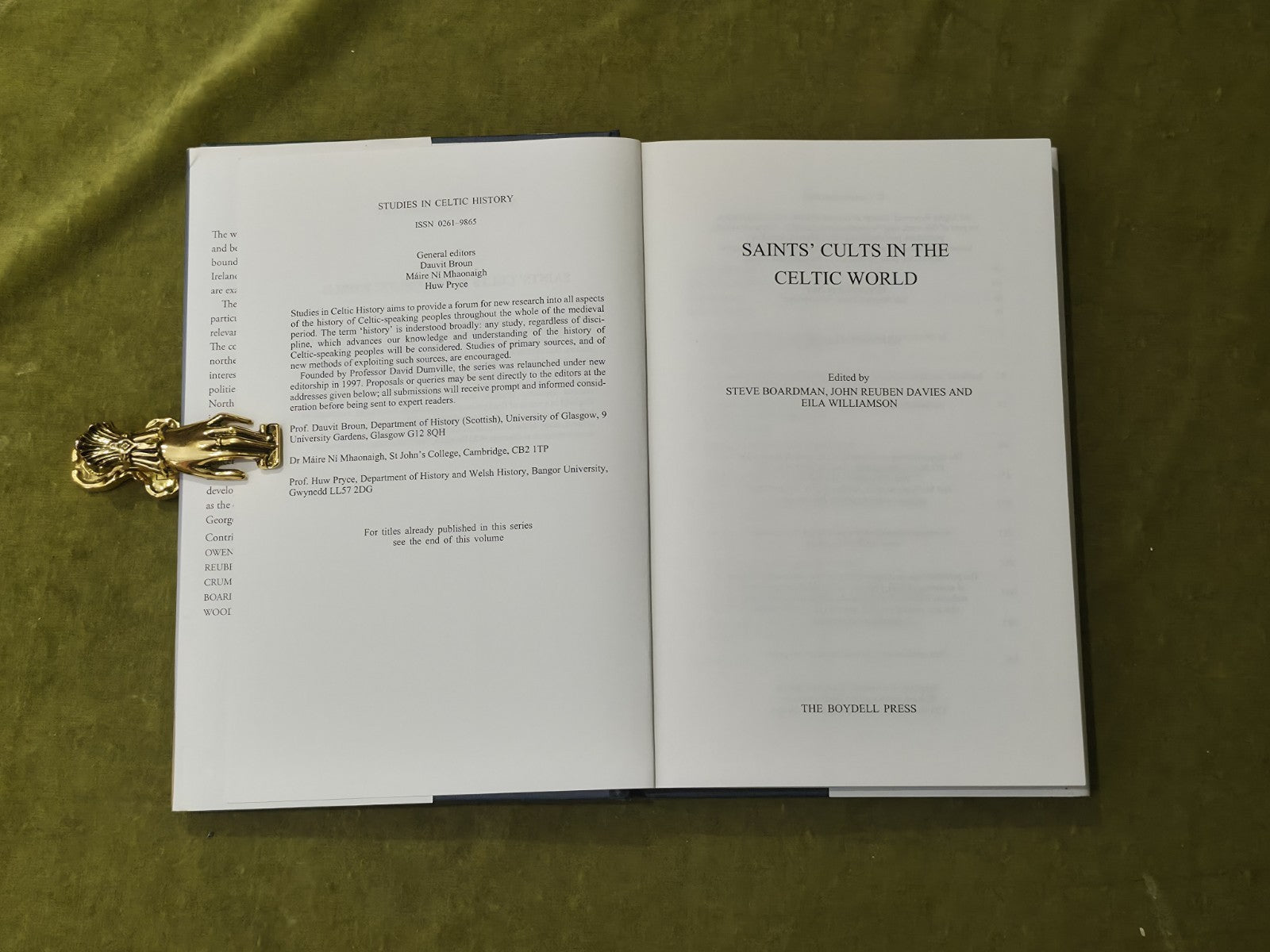 Saints' Cults in the Celtic World - Boardman, Davies, Williamson -Boydell 20094