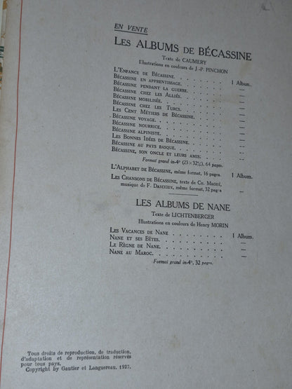 L'Automobile de Bécassine (1927) First Edition Gautier Languereau4