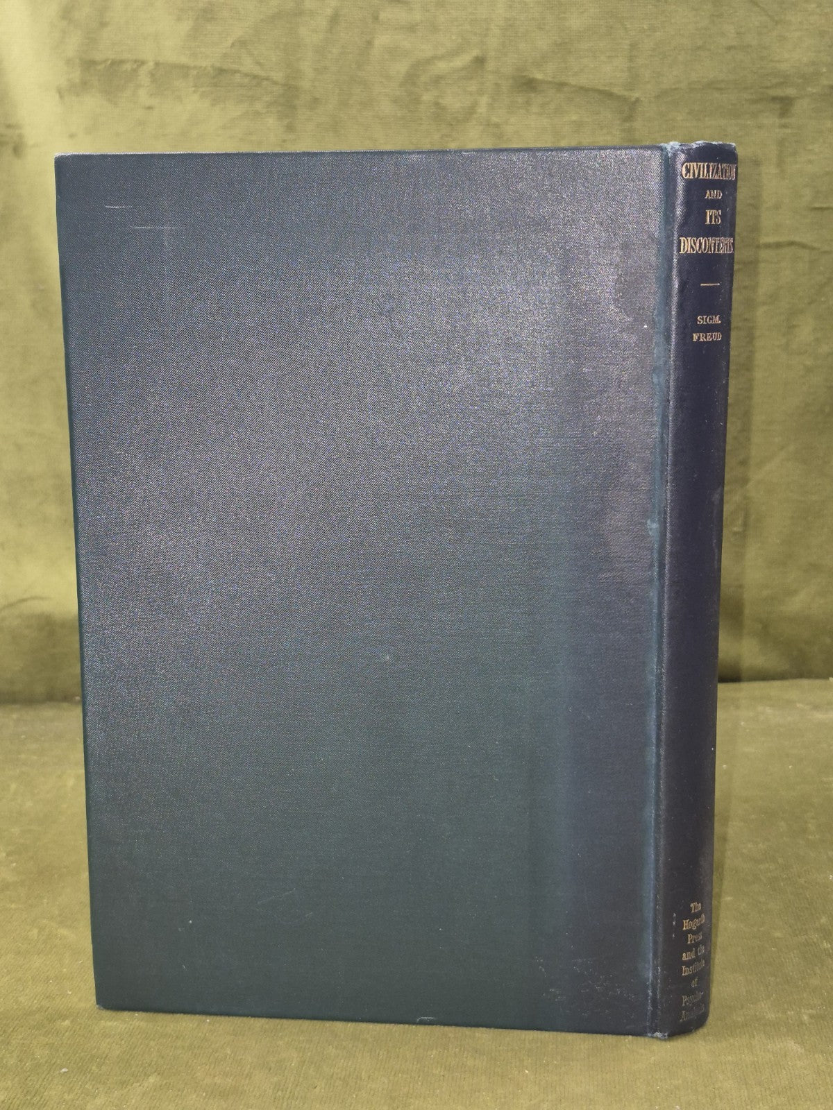 Civilization and its Discontents First Edition Freud 1930 Hogarth Press Woolf1