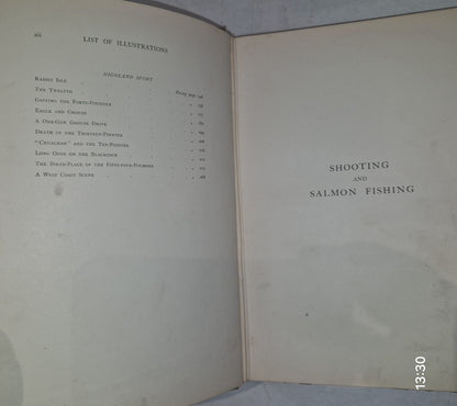 Shooting and Salmon Fishing and Highland Sport, A Grimble, Kegan Paul 19026