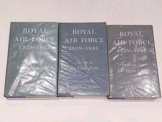 Royal Air Force 19391945 [3 Vol Set] Denis Richards & Hilary Saunders RAF Books1
