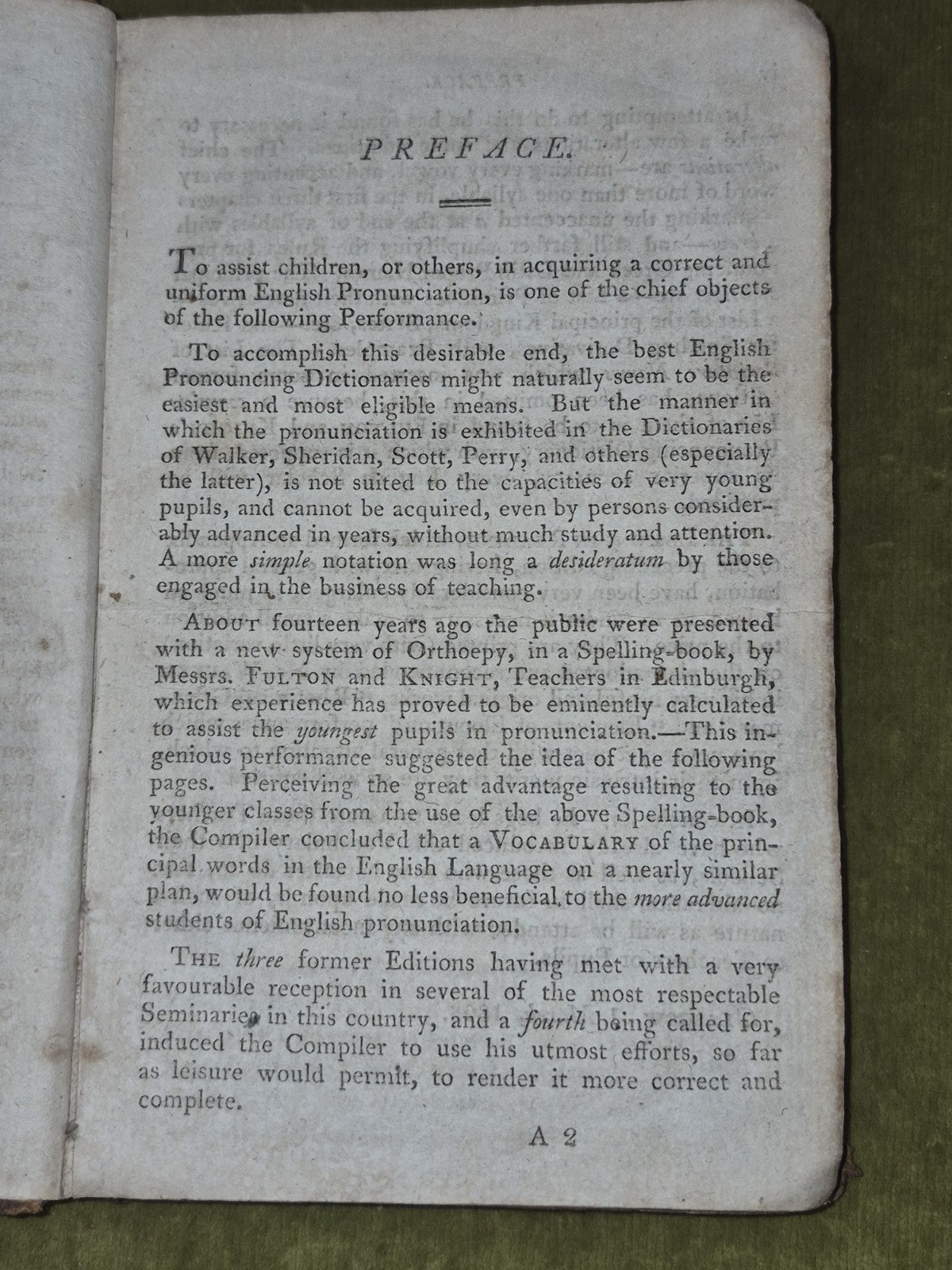 English Vocabulary William Angus Greek and Latin Glasgow 1808 4