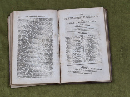 The Freemasons Magazine 1794 Jan Vol II - T. Burton6