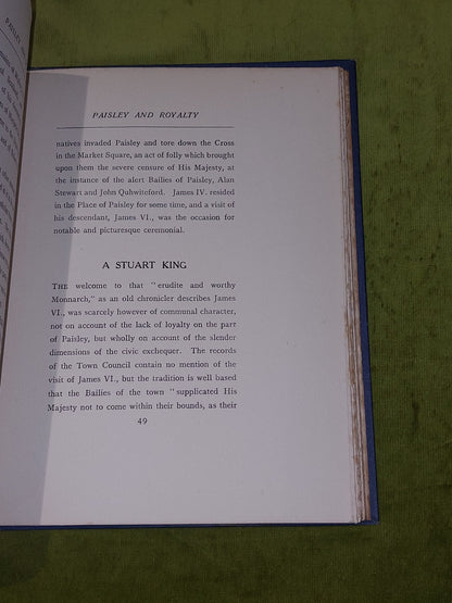 Record Of The Visit Of His Majesty King George V. To The Burgh Of Paisley (1917)7