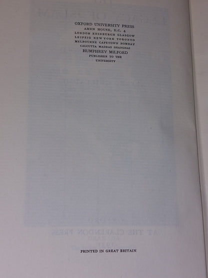 Arnold & Guillaume    The Legacy of Islam   (1931 1st ed)3