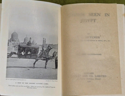 Things Seen In Egypt With 50 Illustrations - E L Butcher 1910 1st Edition3