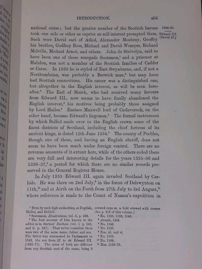 Calendar Of Documents Relating To Scotland 4 Volume Set. 15