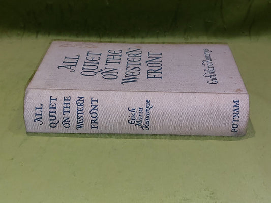 All Quiet On The Western Front By Erich Maria Remarque 1st Ed Reprint April 19291