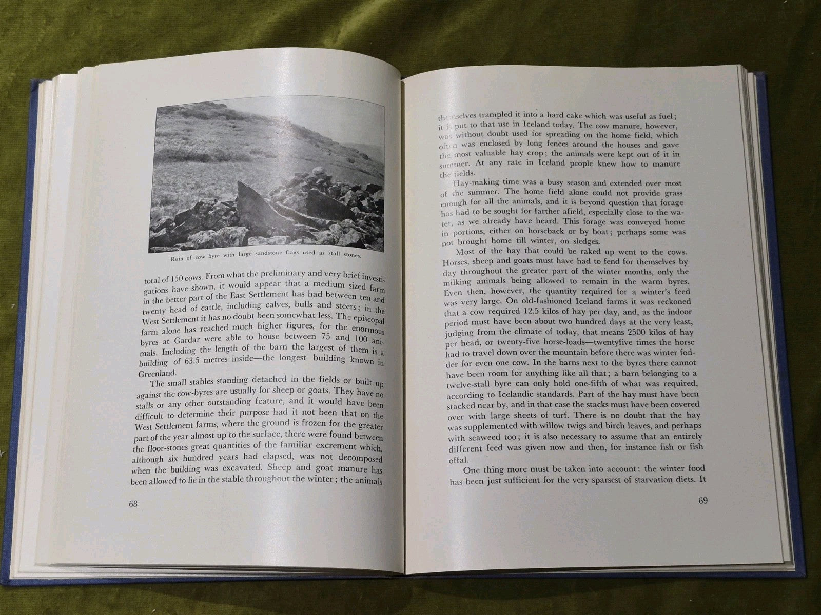 Viking Settlers In Greenland + Descendants 500 Years Norlund Hardcover 19368