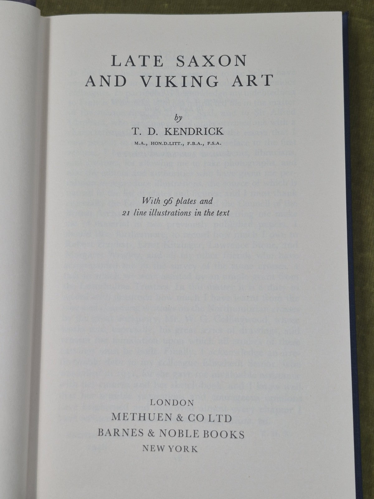 Art History: T. D. Kendrick Late Saxon and Viking Art 1974 Hardcover4