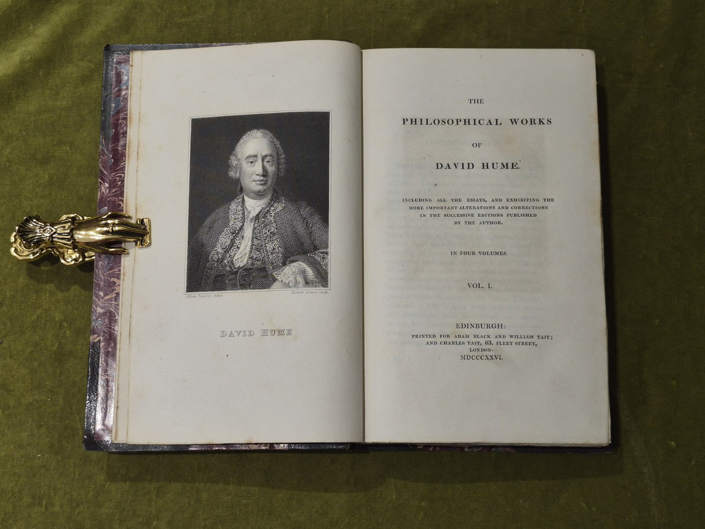 Hume's Philosophical Works (1826) & Correspondences (1846) - Black & Tait 1st Ed4