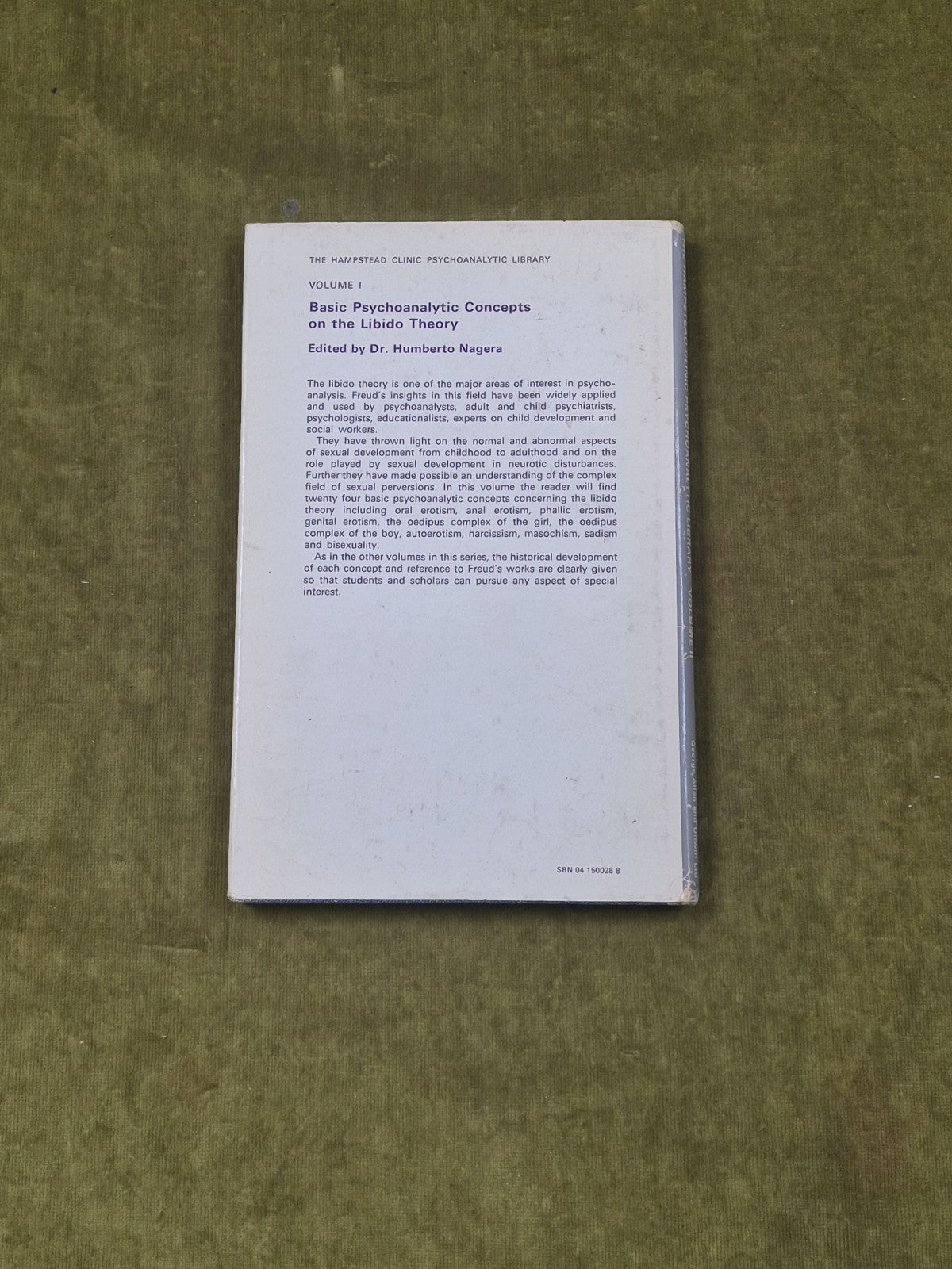 Basic Psychoanalytic Concepts on the Theory of Dreams - Humberto Nagera 19691