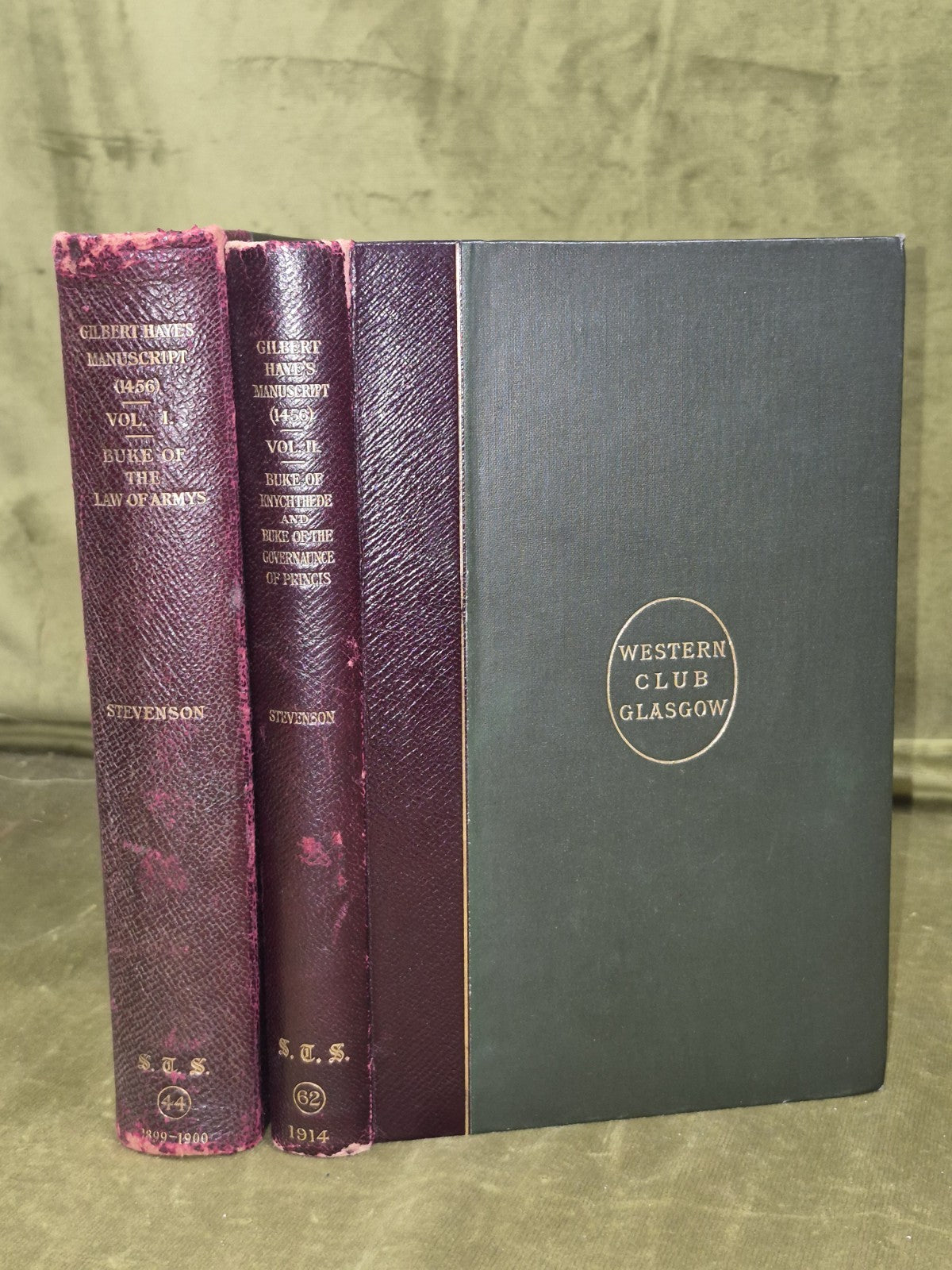 Gilbert of the Haye's Prose Manuscript Vol I II Scottish Text Society 1901 19140