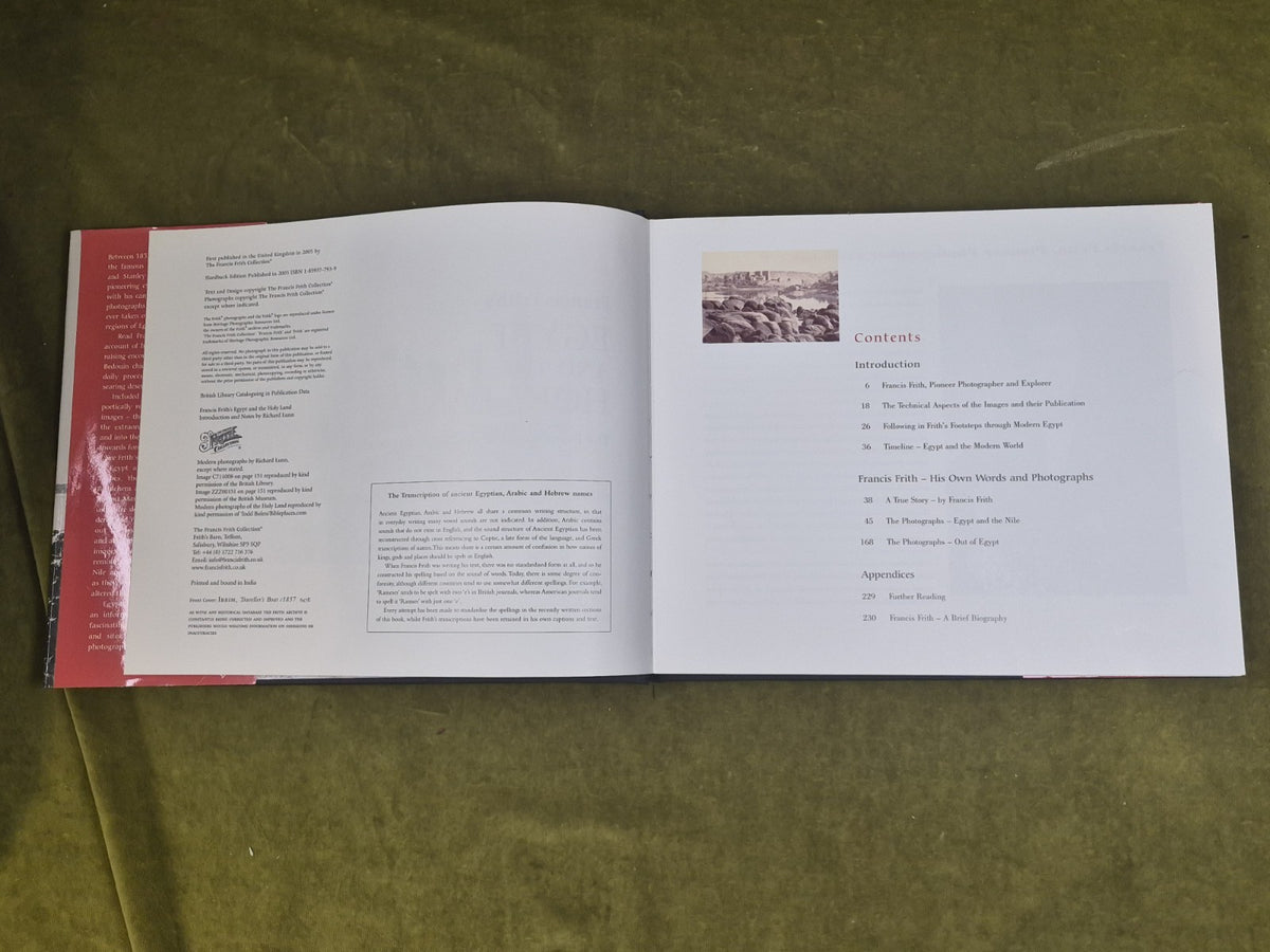 Francis Frith's Egypt and the Holy Land - Francis Frith Collection 2005 1st HBDJ3