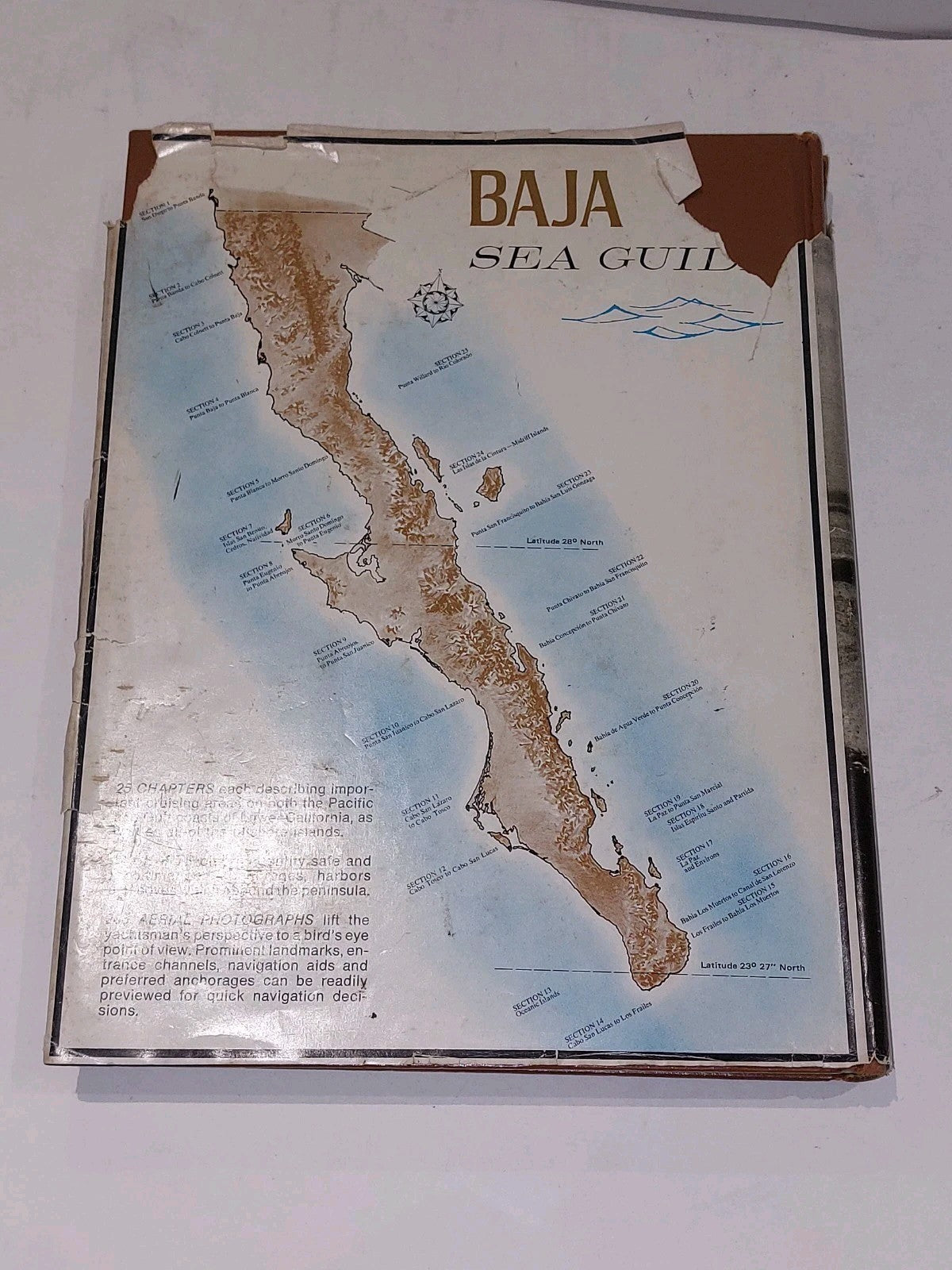 Baja Sea Guide Vol. 2 By Leland Lewis & Peter Ebeling (1974) 1st Ed 2nd Imp Hb 2