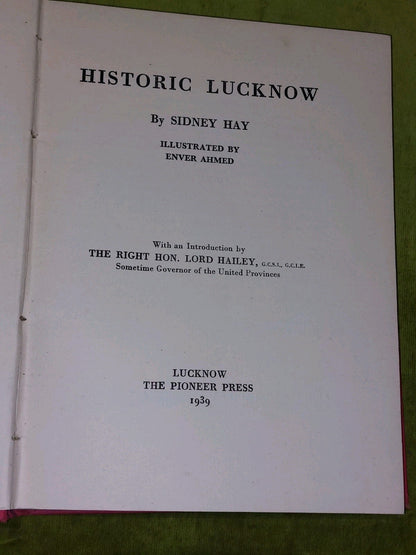 Historic Lucknow (1939) Sidney Hay5