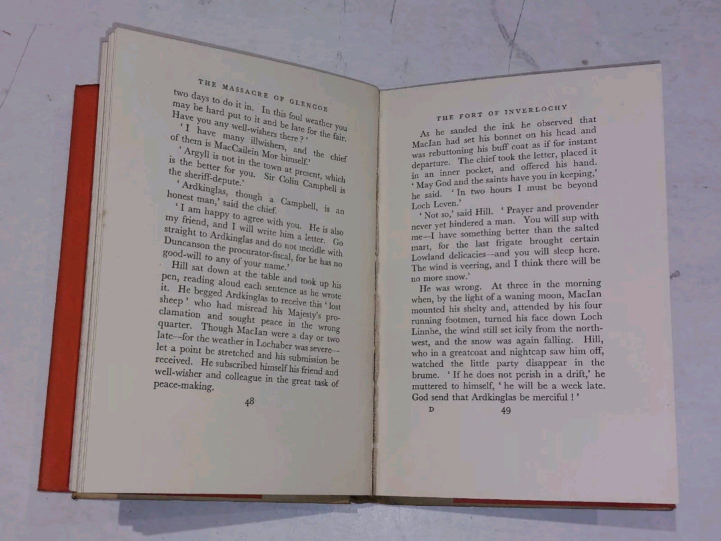 The Massacre Of Glencoe (1933) By John Buchan, 1st Ed 1st Imp, With Dj6