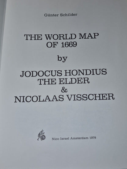 World Maps: 1624, 1669, 1661 1607 1650 Gunter Schilder Nico Israel Amsterdam22