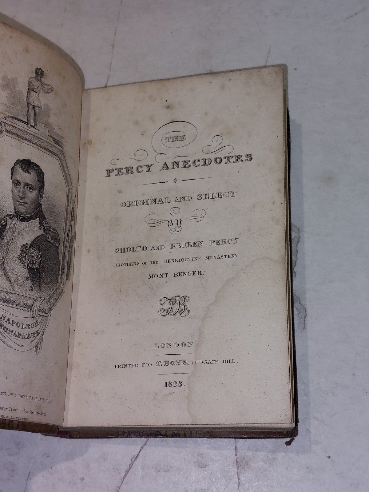 The Percy Anecdotes  Sholto & Reuben Percy [T. Boys] (1823) Hb Book2
