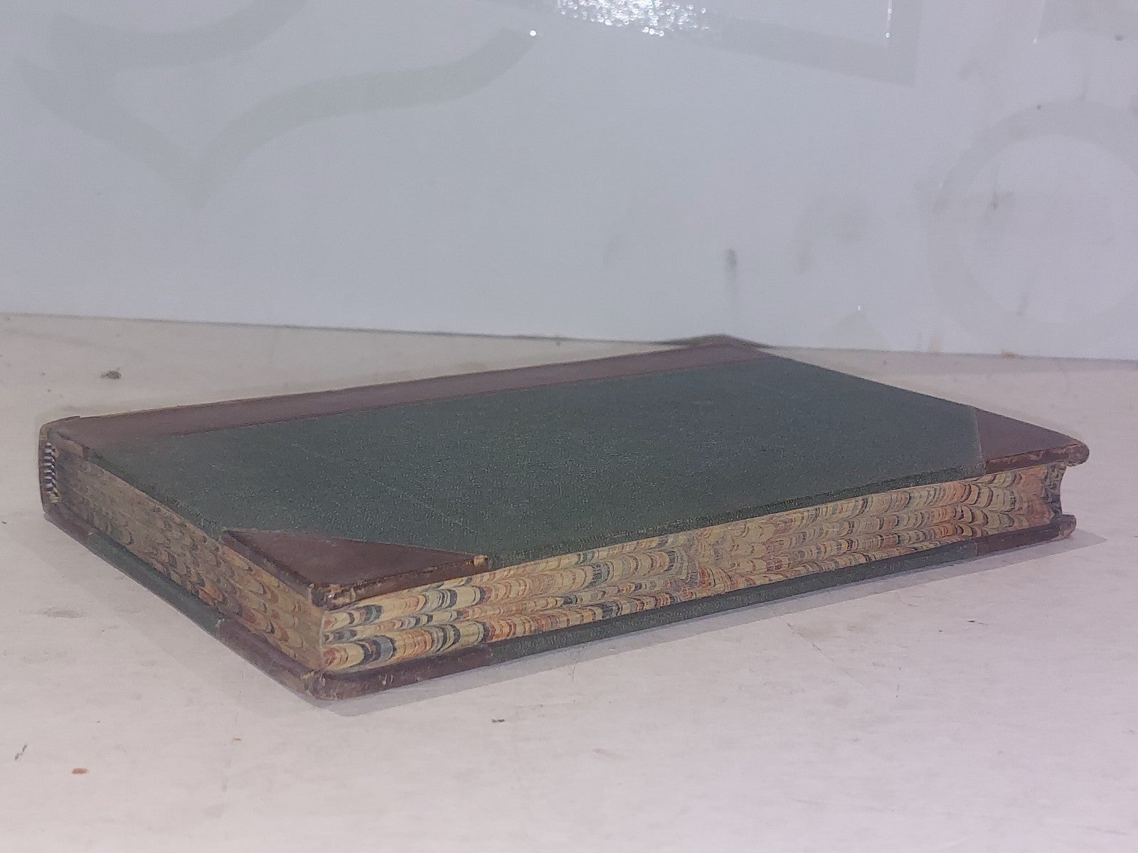 Oliver Goldsmith A Biography by Washington Irving 1850 Quarter Leather Hb5