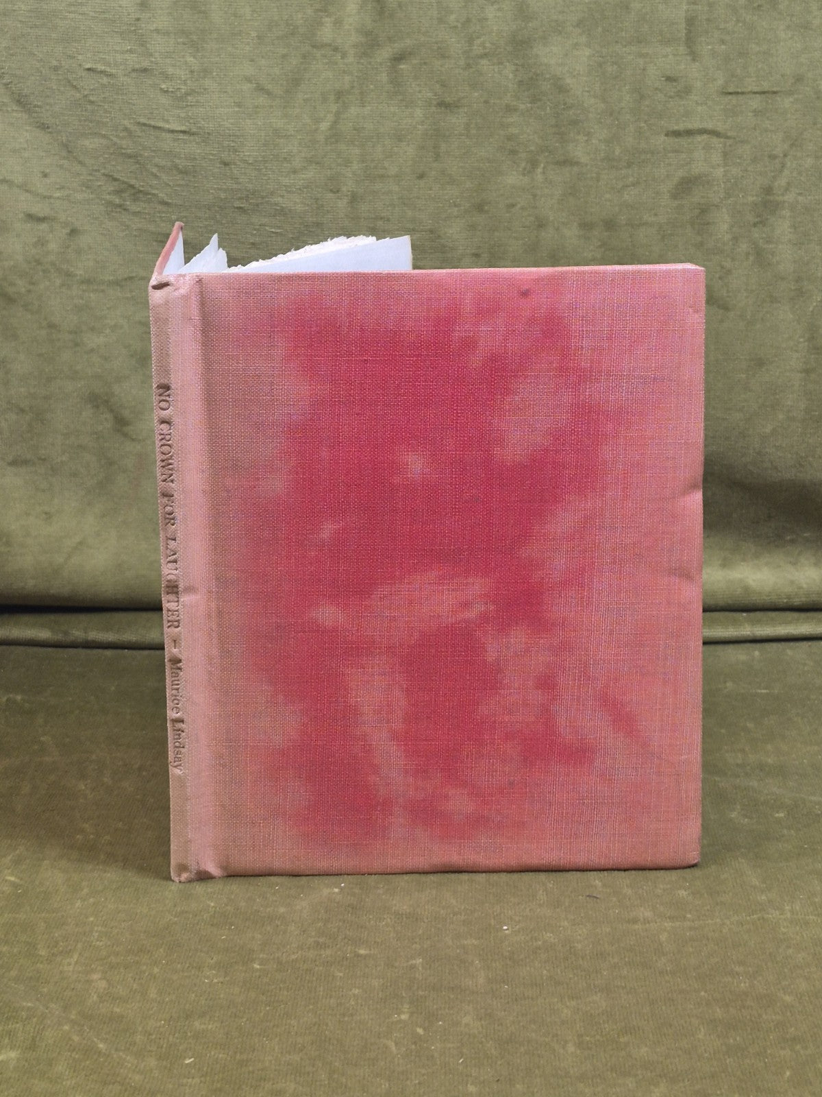 No Crown for Laughter - poems by Maurice Lindsay - 1943 Fortune HB0