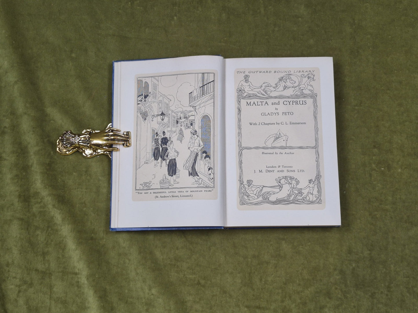 Malta and Cyprus - Gladys Peto , J M Dent 1926 1st8