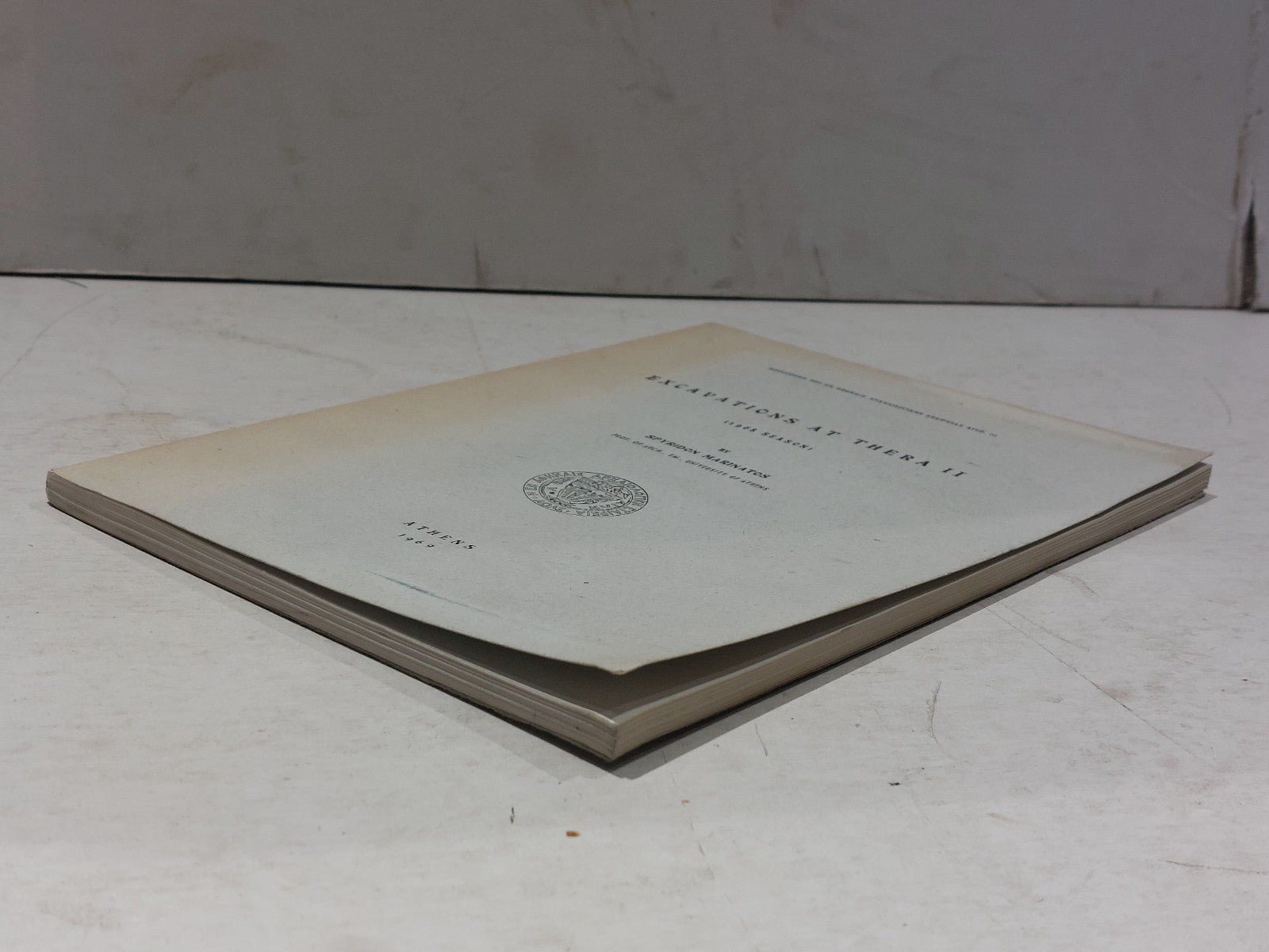 Excavations at Thera II (1969) By Spyridon Marinatos - Athens3