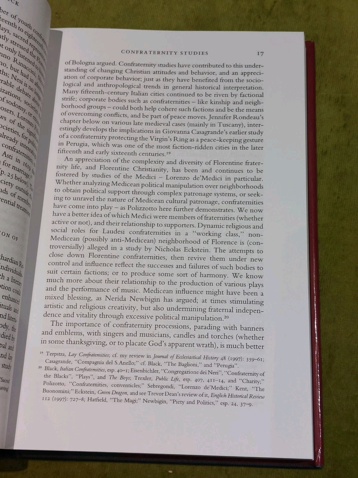 The Politics of Ritual Kinship : Confraternities & Social Order  Terpstra 20005