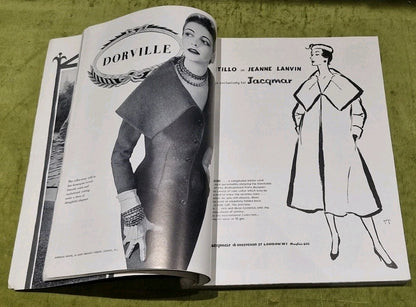 Vogue Magazine 1955 September : AUDREY HEPBURN, SIMONE D'AILLENCOURT, GRUAU6