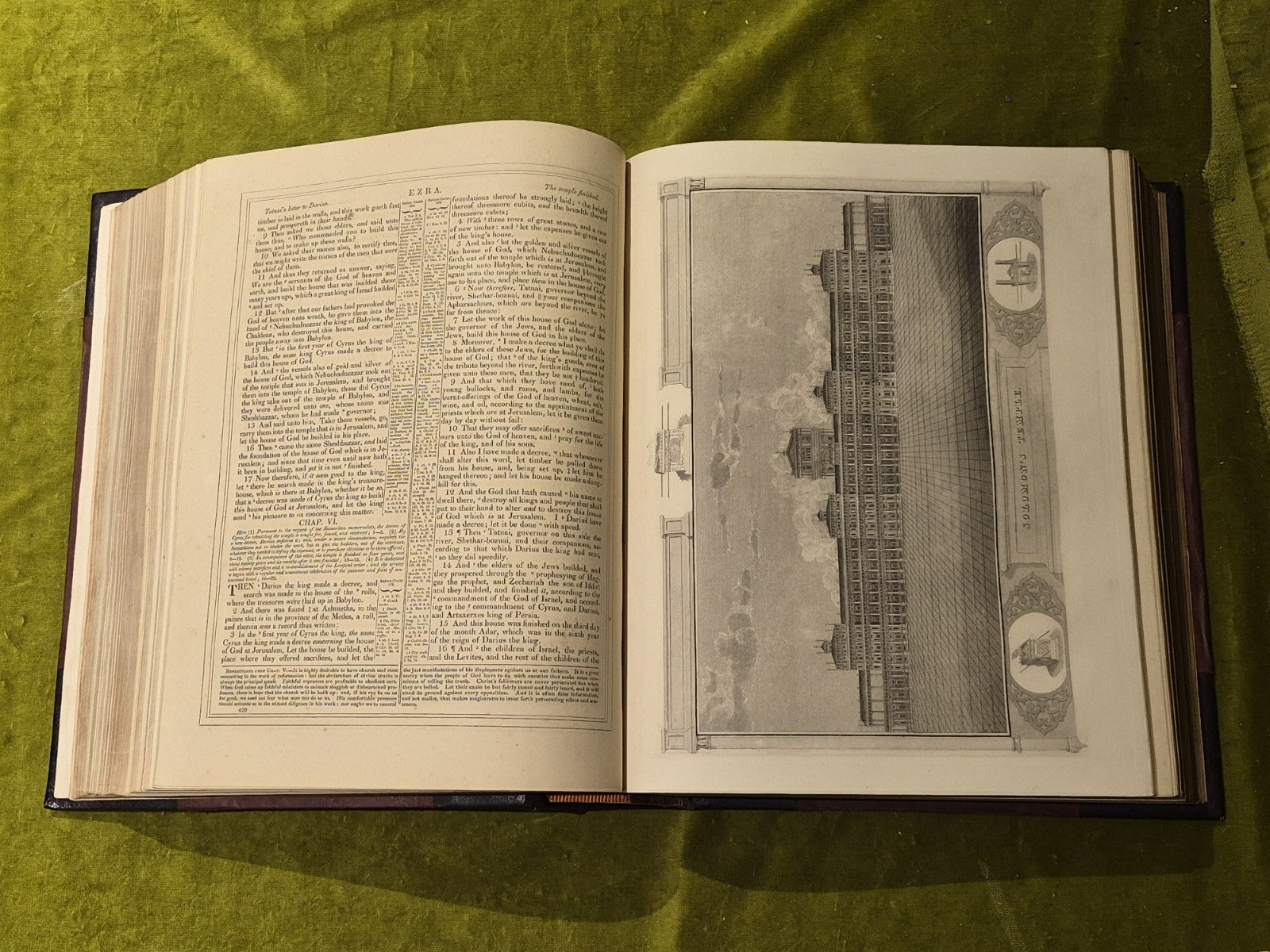 Holy Bible With Notes & Observations By Rev. John Brown Large Family Bible VGC12