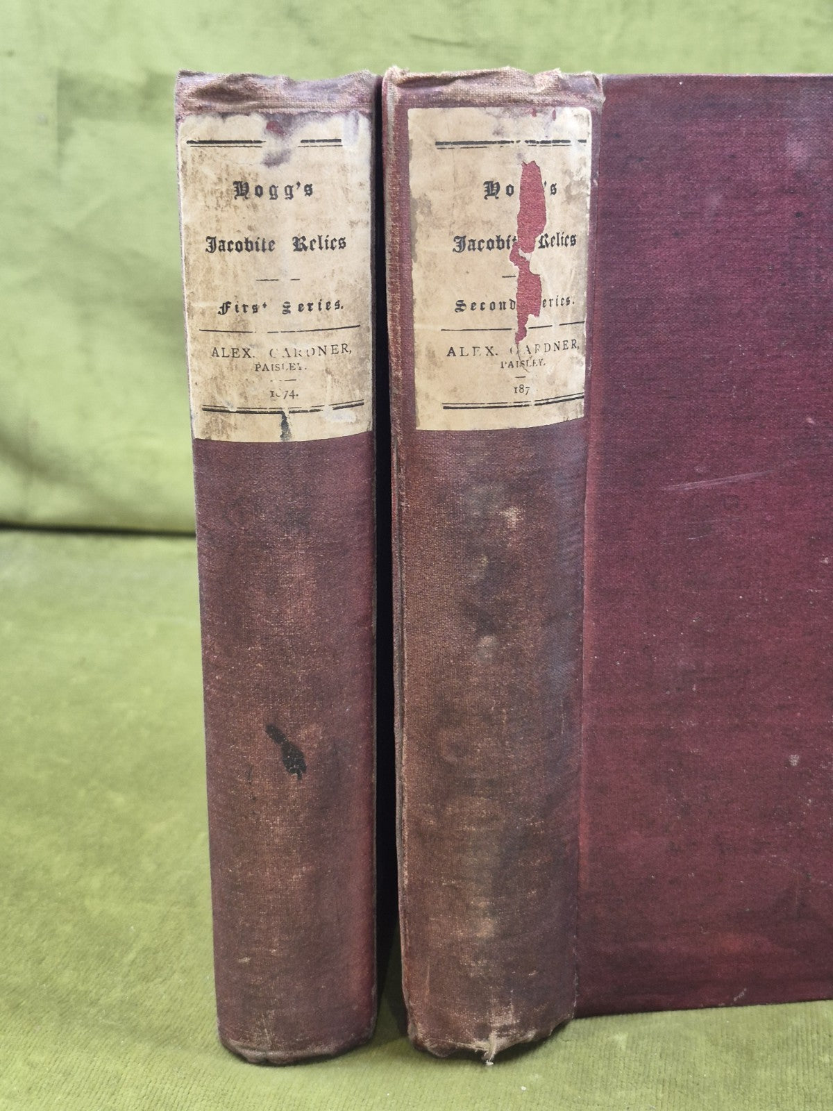 The Jacobite Relics of Scotland Vols 1 & 2 - James Hogg , Gardner 18741